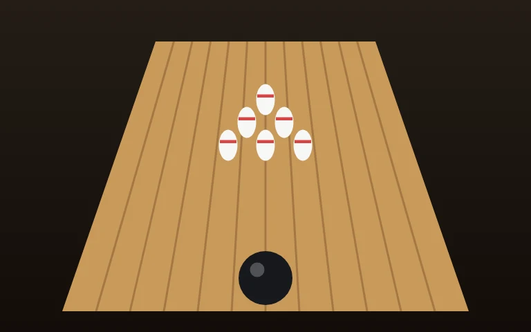 Bowling — Ten frames, ten pins, one steady hand.