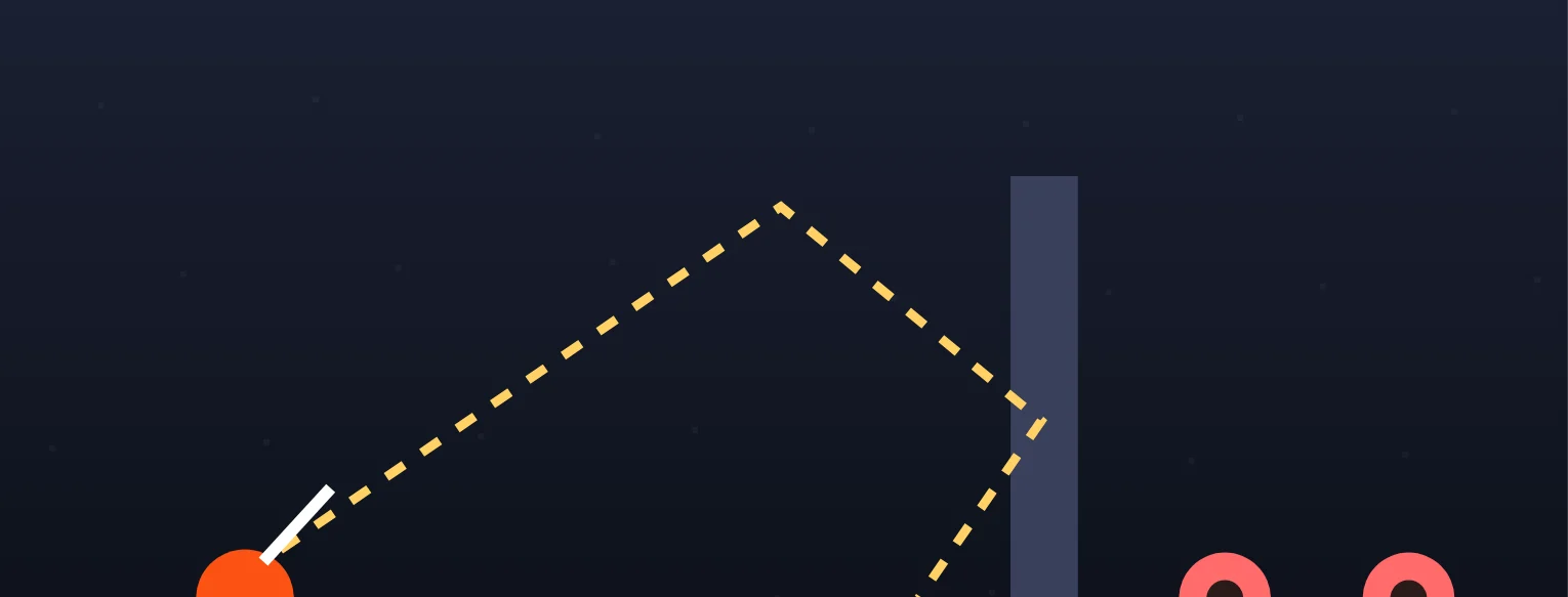 Bullet Bounce — Bounce bullets off walls and take out every target.