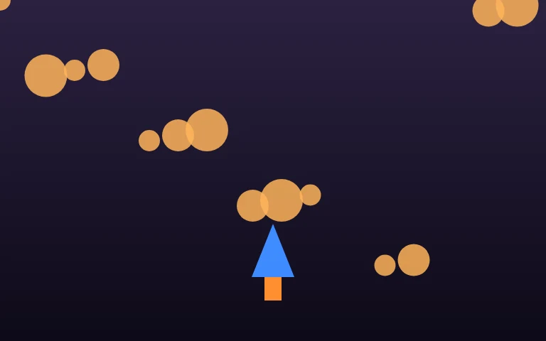 Dodge Fall — Steer through a rain of meteors and survive.