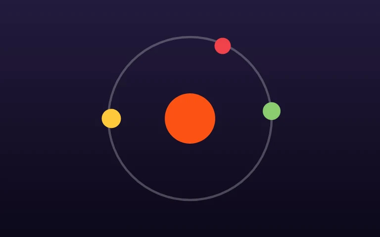 Orbit Dash — Ride the orbit, switch direction, grab every dot.