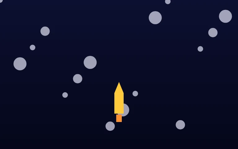 Rocket Dodge — Thread the asteroid belt, grab the boost.