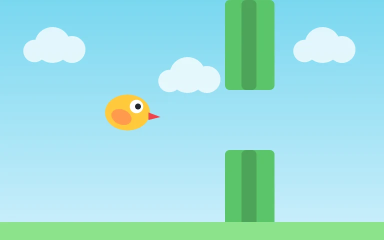 Sky Hopper — One tap keeps the bird flying. Mind the pipes.