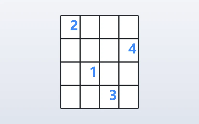 Sudoku Mini — A pocket 4×4 sudoku with endless boards.